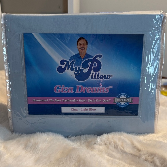 My Pillow Other - My Pillow Giza Dreams King Sheet Set - Light Blue, New In Package